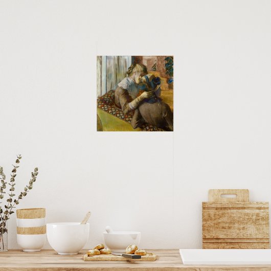 Degas - At The Milliner's ポスター (キッチン)