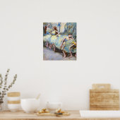 Degas - Ballet Dancers In The Wings 1900 ポスター (キッチン)