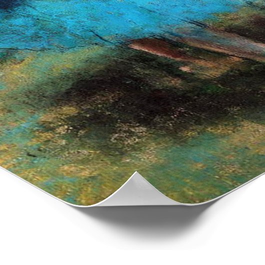 Degas Blue Dancersポスター ポスター (角)