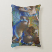 Degas Blue Dancers Pastel Fine Art Masterpiece アクセントクッション (正面(垂直))