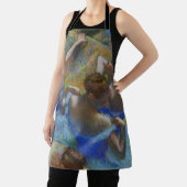 Degas Blue Dancers Pastel Fine Art Masterpiece エプロン (インサイチュ)