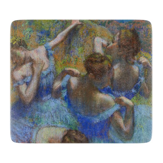 Degas Blue Dancers Pastel Fine Art Masterpiece カッティングボード (正面)