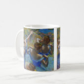 Degas Blue Dancers Pastel Fine Art Masterpiece コーヒーマグカップ (正面左)