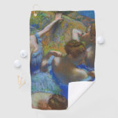 Degas Blue Dancers Pastel Fine Art Masterpiece ゴルフタオル (インサイチュ)