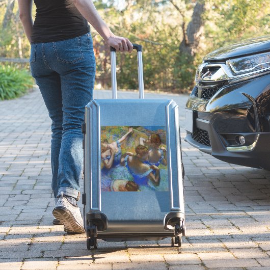 Degas Blue Dancers Pastel Fine Art Masterpiece シール (スーツケースインサイチュ)