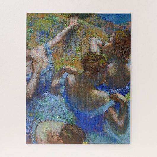 Degas Blue Dancers Pastel Fine Art Masterpiece ジグソーパズル (縦)