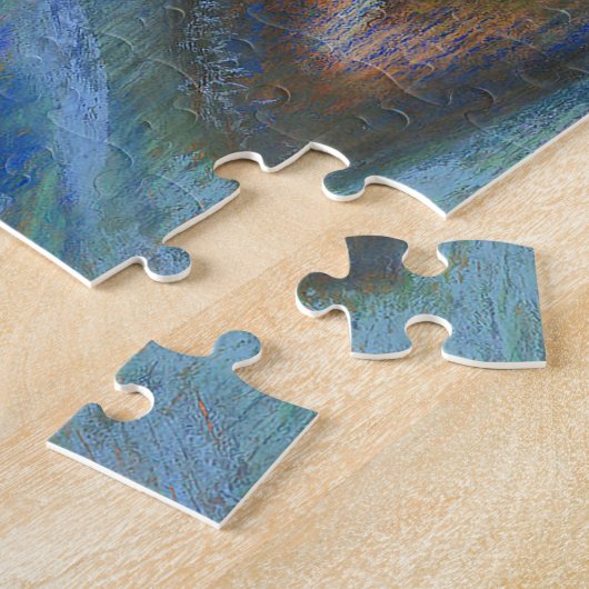 Degas Blue Dancers Pastel Fine Art Masterpiece ジグソーパズル (側面)