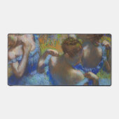 Degas Blue Dancers Pastel Fine Art Masterpiece デスクマット (正面)