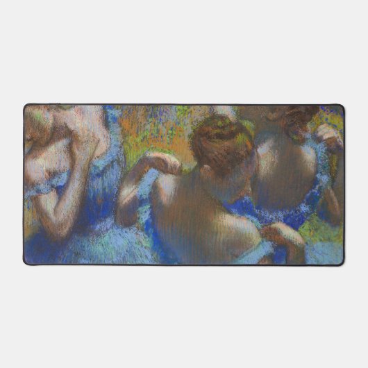Degas Blue Dancers Pastel Fine Art Masterpiece デスクマット (正面)