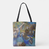 Degas Blue Dancers Pastel Fine Art Masterpiece トートバッグ (裏面)