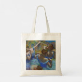 Degas Blue Dancers Pastel Fine Art Masterpiece トートバッグ (裏面)