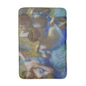 Degas Blue Dancers Pastel Fine Art Masterpiece バスマット (正面縦)