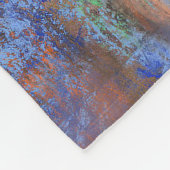 Degas Blue Dancers Pastel Fine Art Masterpiece フリースブランケット (角)