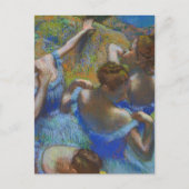 Degas Blue Dancers Pastel Fine Art Masterpiece ポストカード (正面)