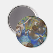 Degas Blue Dancers Pastel Fine Art Masterpiece マグネット (正面/裏面)