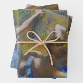 Degas Blue Dancers Pastel Fine Art Masterpiece ラッピングペーパーシート (インサイチュ)
