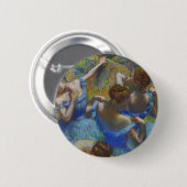 Degas Blue Dancers Pastel Fine Art Masterpiece 缶バッジ (正面&裏面)