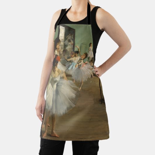Degas Dance Class Ballet Dancers Ballerina Art エプロン (インサイチュ)