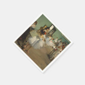 Degas Dance Class Ballet Dancers Ballerina Art スタンダードカクテルナプキン (角)