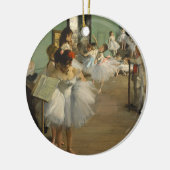 Degas Dance Class Ballet Dancers Ballerina Art セラミックオーナメント (左)