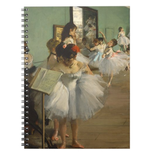 Degas Dance Class Ballet Dancers Ballerina Art ノートブック (正面)