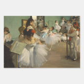 Degas Dance Class Ballet Dancers Ballerina Art ラッピングペーパーシート (正面)