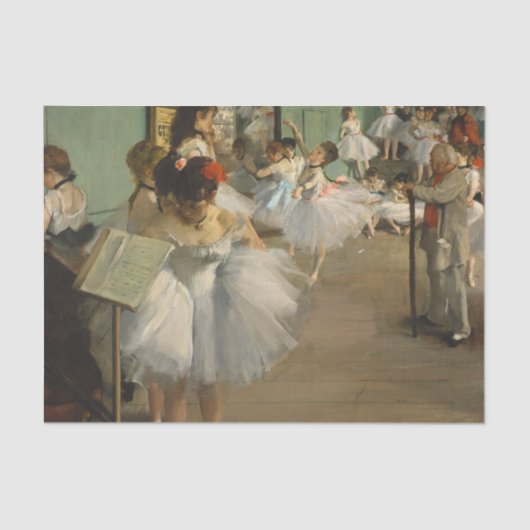 Degas Dance Class Ballet Dancers Ballerina Art 薄葉紙 (正面)