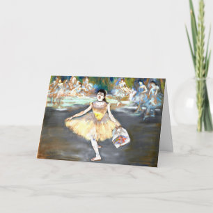 Degas - Dancer with a Bouquet カード