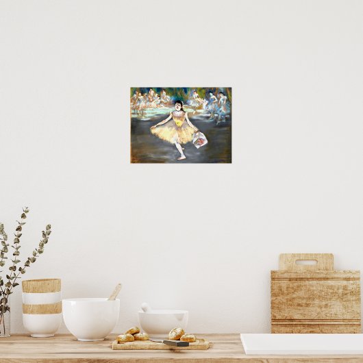 Degas - Dancer with a Bouquet ポスター (キッチン)