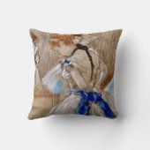 Degas Dancer With Blue Ribbon クッション (裏面)