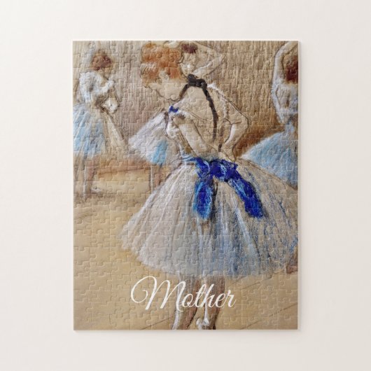 Degas Dancer With Blue Ribbon  ジグソーパズル (縦)