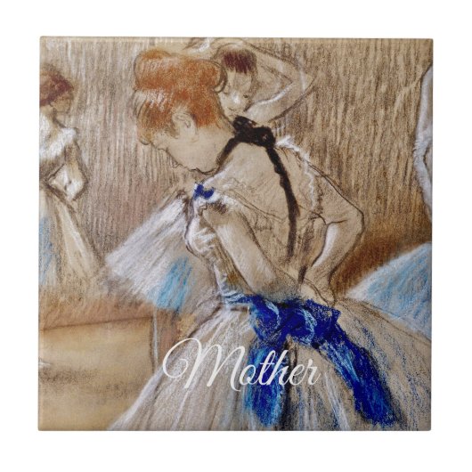 Degas Dancer With Blue Ribbon タイル (正面)
