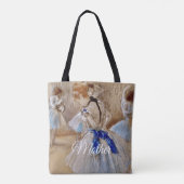 Degas Dancer With Blue Ribbon トートバッグ (裏面)