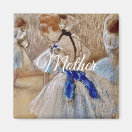 Degas Dancer With Blue Ribbon  マグネット