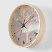 Degas Dancers Clock – バレエバレエバレリーナス・アート 壁時計 (傾斜)