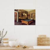 Degas - The Billiard Room, popular painting, ポスター (キッチン)