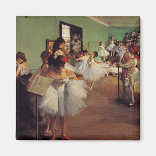 Degas: The Dance Class, 1874 マグネット (正面)