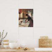 Degas - Woman Ironing ポスター (キッチン)
