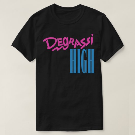 Degrassiハイロゴ Tシャツ (デザイン正面)
