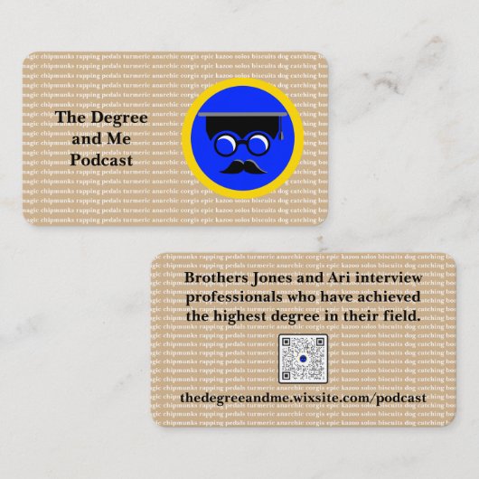 Degree and Meの名刺 名刺 (正面/裏面)