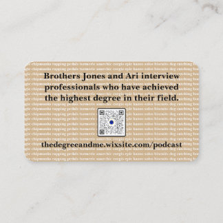 Degree and Meの名刺 名刺