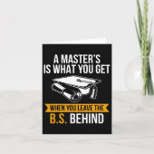 Degree Mba Masters学位の卒業 カード (正面)