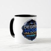 Degree Mode Unlocked 卒業記念マグカップ 2026年卒用 マグカップ (正面左)