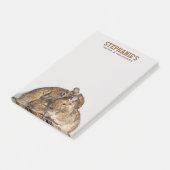 Deguの山の幸せなDegu ポストイット (アングル)