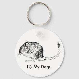 Degu愛Keychain キーホルダー