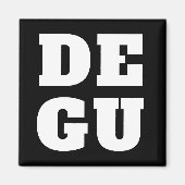 ⊿DEGU⊿ マグネット (正面)