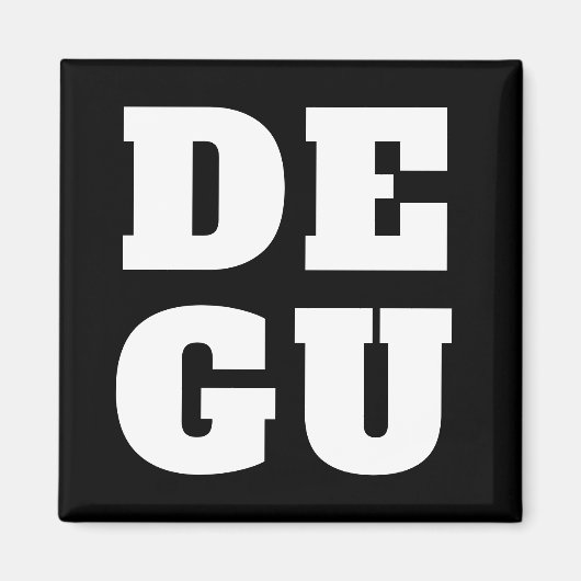 ⊿DEGU⊿ マグネット (正面)