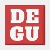 ⊿DEGU⊿ マグネット (正面)