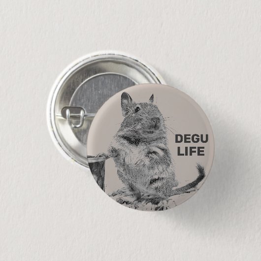 ⊿ DEGU. ⊿ 缶バッジ (正面&裏面)