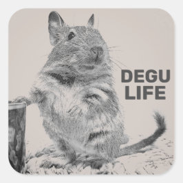 DEGU LIFE スクエアシール